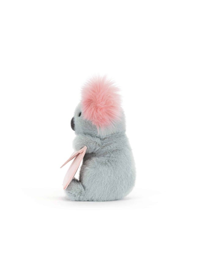 جيليكات Koala With Message Plush Soft Toy 20cm Cute Stuffed Animal Holding Envelope Gift for Kids Babies Collectible Teddy - Image 1